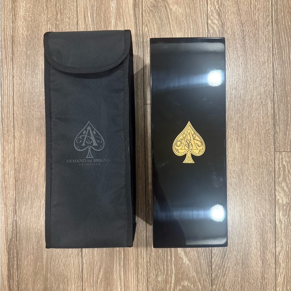 Armand De Brignac EMPTY Ace Of Spades Champagne with Box, Bag & Sleeve